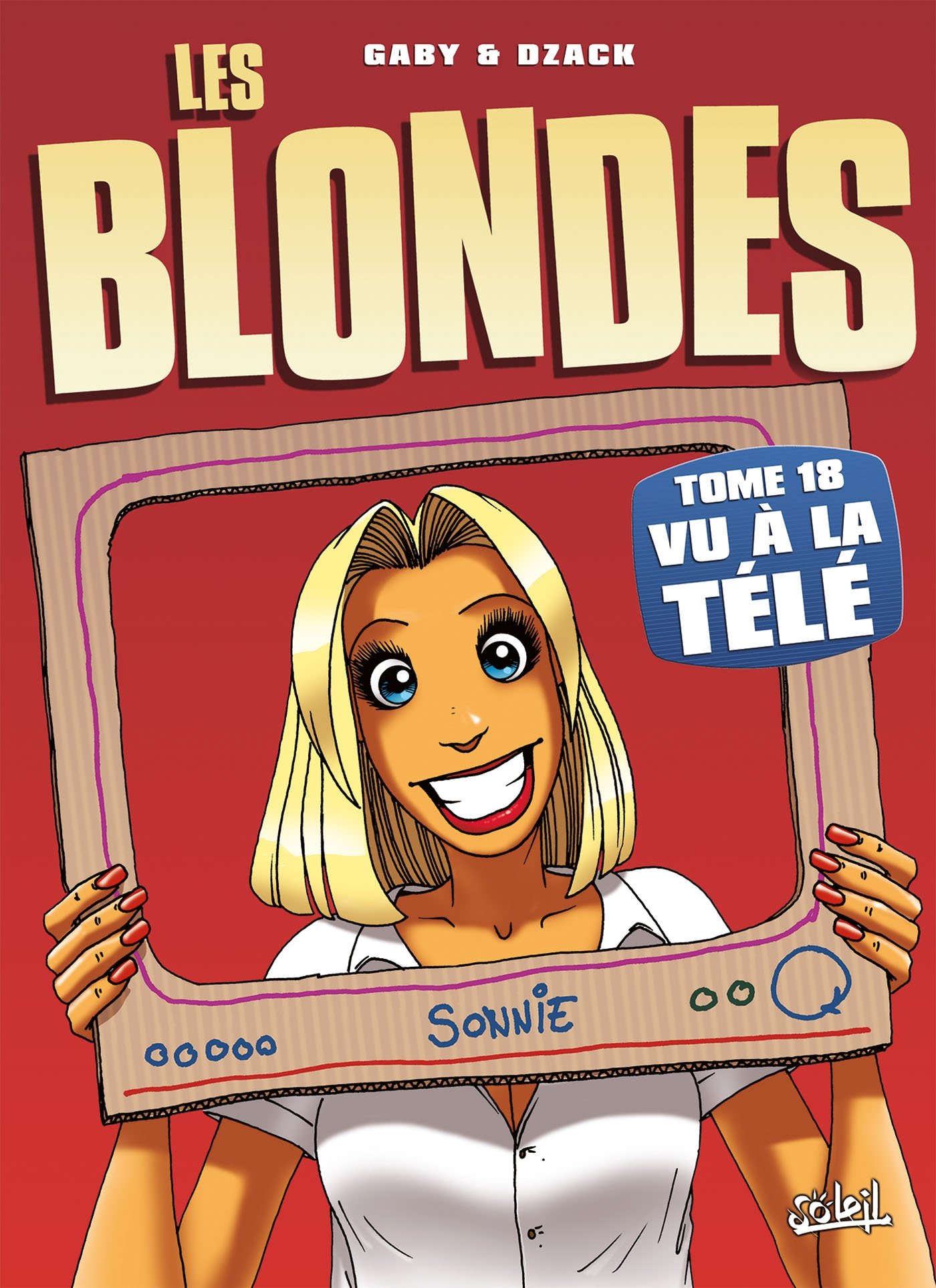 jaquette livre Les Blondes T18: Vu à la Télé