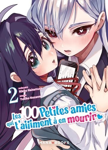 jaquette livre 100 petites amies qui t'aiiiment à en mourir (les) - Tome 2