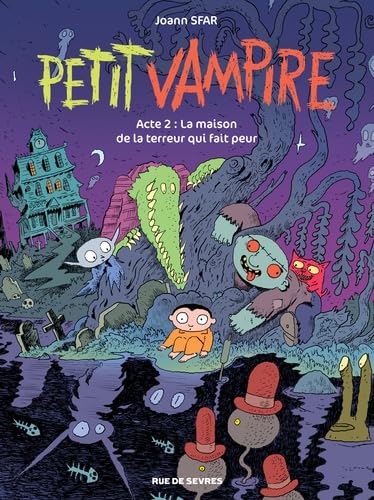jaquette livre Petit Vampire Tome 2 - La Maison De La Terreur Qui Fait Peur