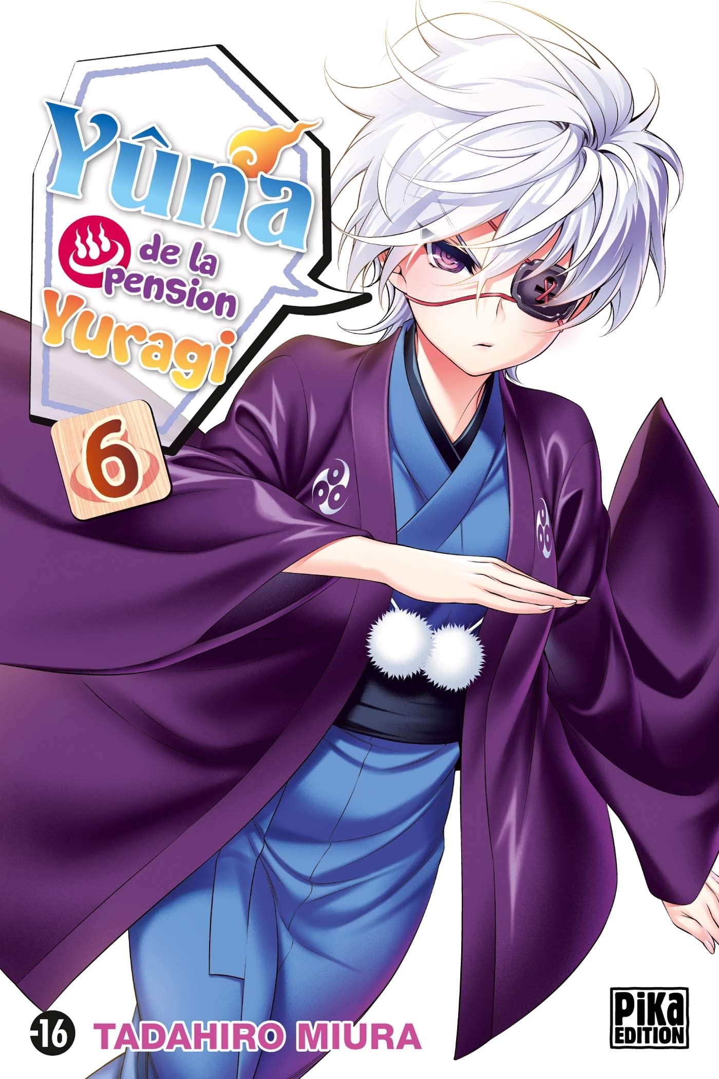 jaquette livre Yûna de la pension Yuragi T06