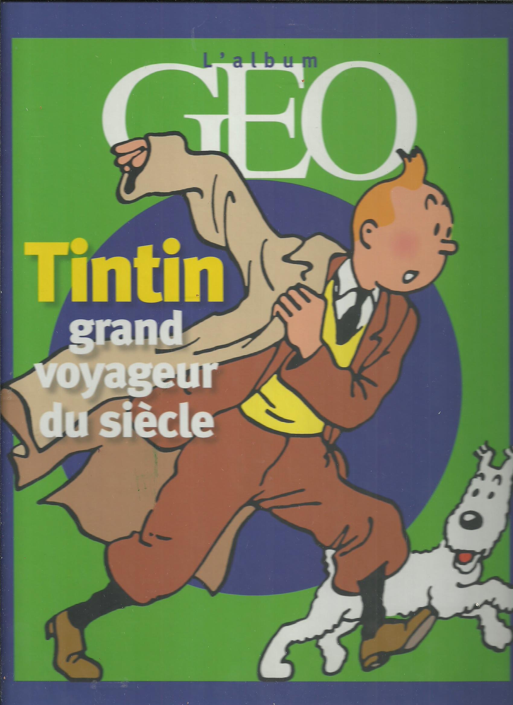 jaquette livre Tintin, grand voyageur du siècle