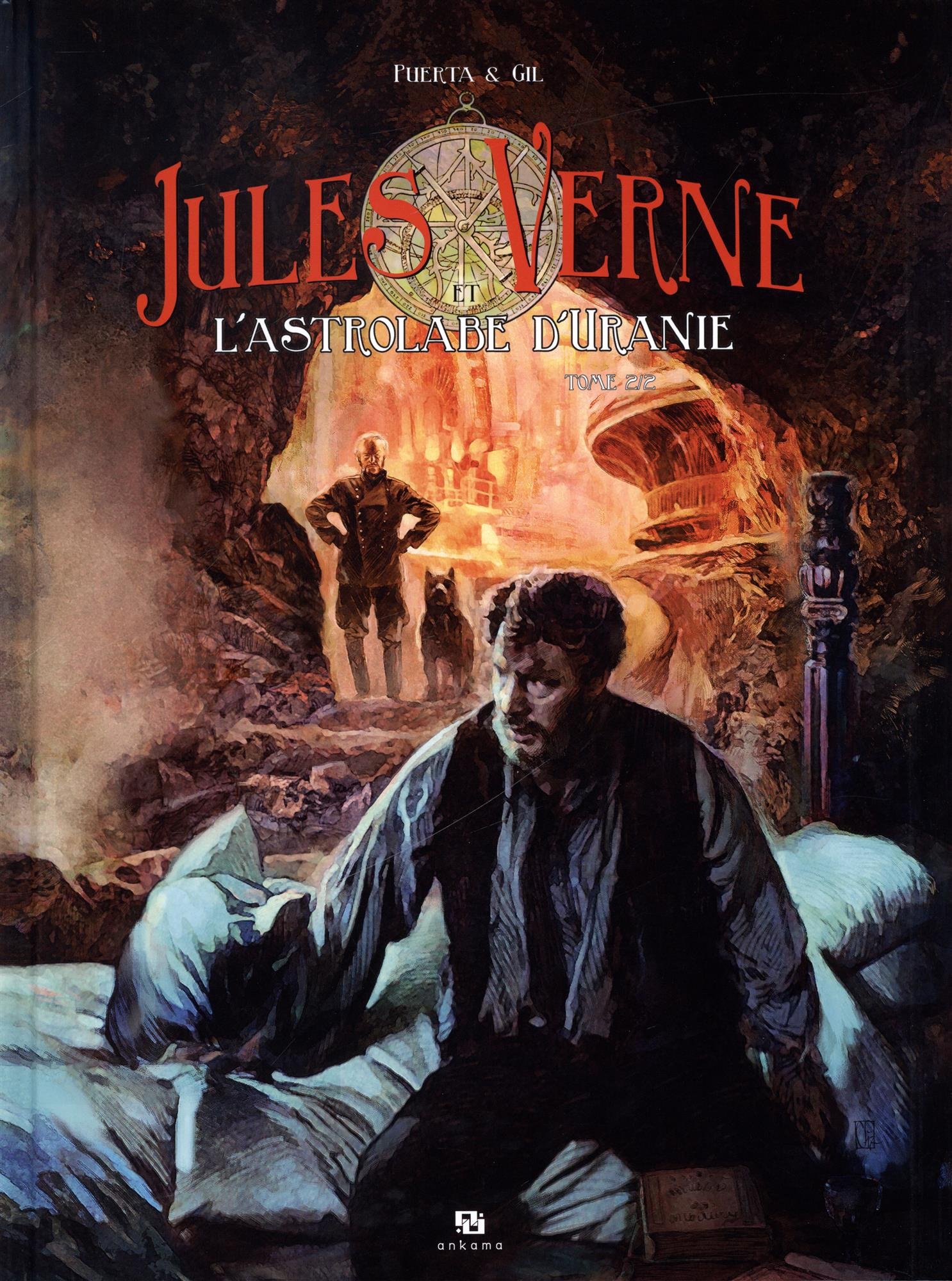 jaquette livre Jules Verne et l'astrolabe d'Uranie, Tome 2 :