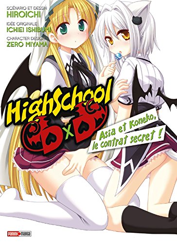 jaquette livre High School D×D - Spin off - Tome 1 : Asia et Koneko, le contrat secret !