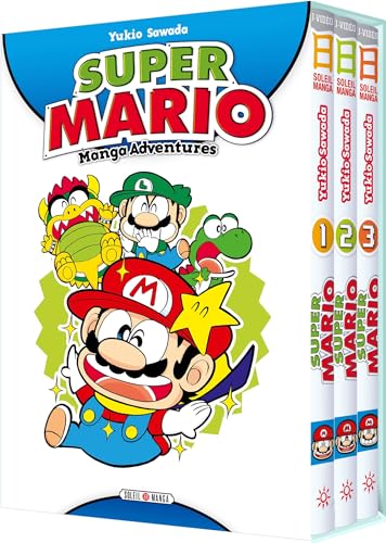 jaquette livre Super Mario Manga Adventures Tomes 1 À 3 - Coffret En 3 Volumes