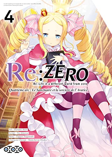 jaquette livre Re:Zero ? Quatrième arc - Le Sanctuaire et la Sorcière de l'Avarice - Tome 4