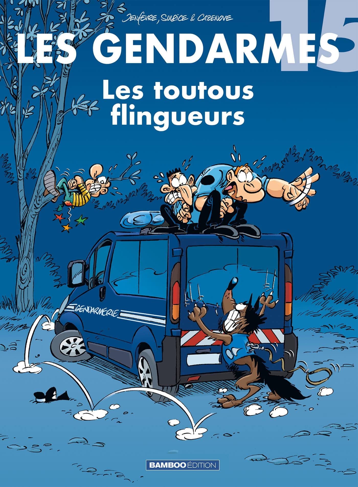 jaquette livre Les Gendarmes - tome 15 - Les Toutous flingueurs