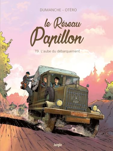 jaquette livre Le Réseau Papillon Tome 9 - L'aube Du Débarquement