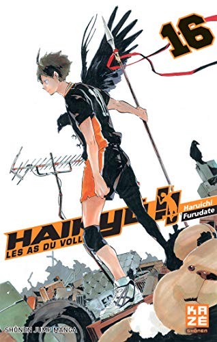 jaquette livre Haikyu !! - Les as du volley ball - Tome 16 : Gonflé à bloc
