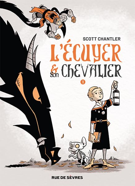 jaquette livre L'ecuyer & Son Chevalier Tome 1