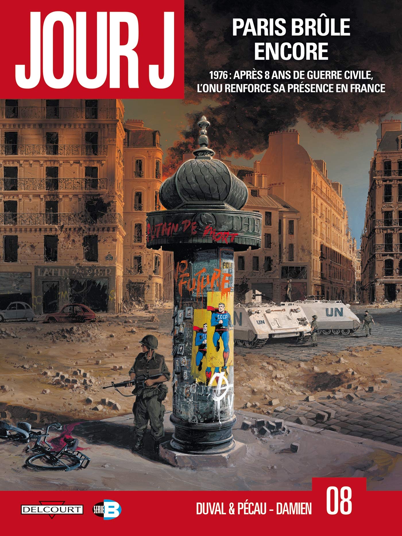 jaquette livre Jour J T08 Paris brule encore