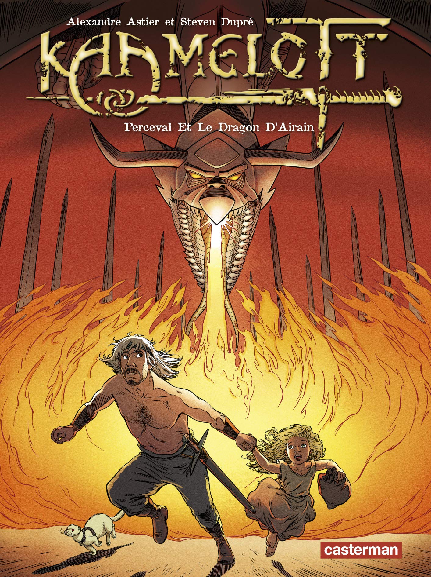 jaquette livre Kaamelott, Tome 4 : Perceval Et Le Dragon D'Airain