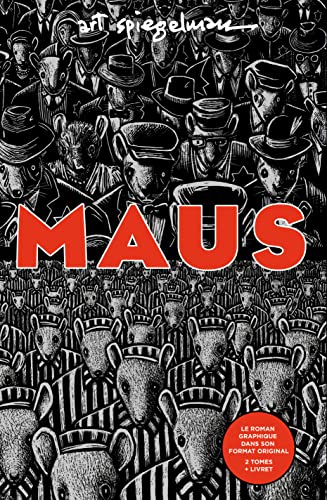jaquette livre Maus, Un Survivant Raconte - Coffret En 2 Volumes : Tome 1, Mon Père Saigne L'histoire - Tome 2, Et C'est Là Que Mes Ennuis Ont Commencé - Edition Enrichie D'un Livret Le Passé Plane Sur...