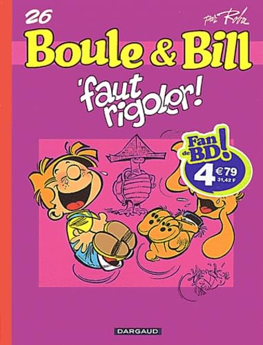 jaquette livre Boule Et Bill Tome 26 - Faut Rigoler !