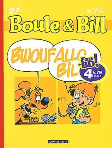 jaquette livre Boule Et Bill Tome 27 - Bwoufallo Bill ?
