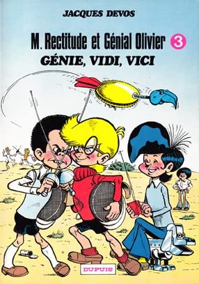 jaquette livre M - Monsieur Rectitude et Génial Olivier - N° 3 - Génie, vidi, vici
