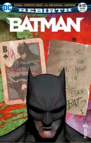 jaquette livre Batman Rebirth N° 13, Juin 2018
