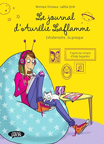 jaquette livre Le Journal D'aurélie Laflamme Tome 1 - Extraterrestre - Ou Presque