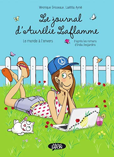 jaquette livre Le Journal D'aurélie Laflamme Tome 2 - Le Monde À L'envers