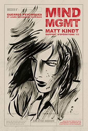 jaquette livre Mind Mgmt Rapport D'opérations Tome 1 - Guerres Psychiques Et Leurs Influences Invisibles