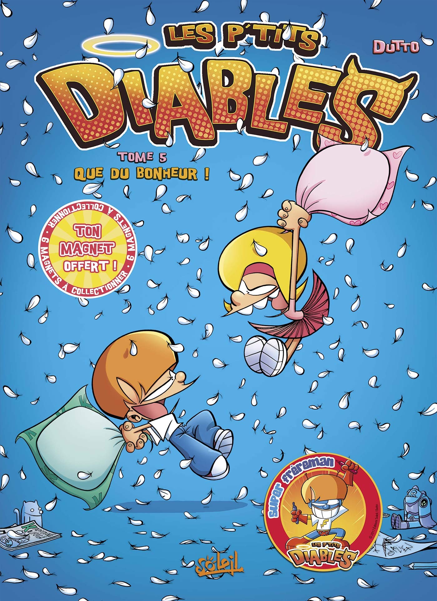 jaquette livre Les p'tits diables, Tome 5 : Que du bonheur !