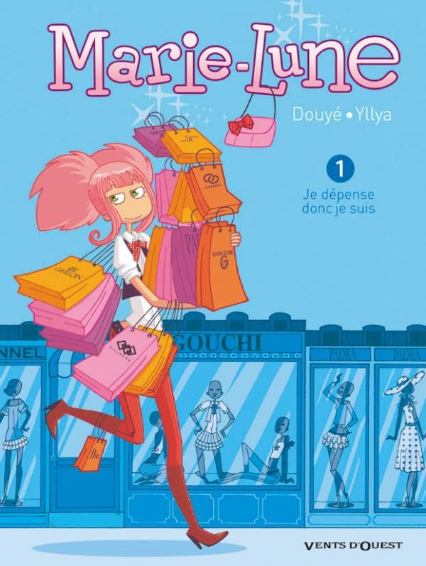 jaquette livre Marie-Lune - Tome 01 : Je dépense donc je suis