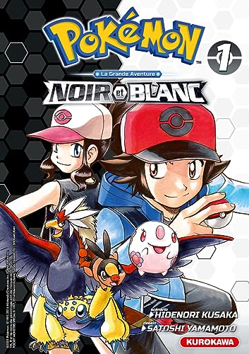 jaquette livre Pokémon - La Grande Aventure - Noir et Blanc - Double - Tome 1