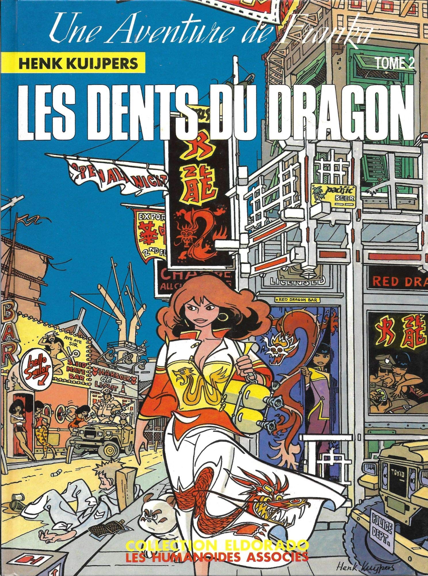 jaquette livre Une Aventure de Franka, Tome 2: Les Dents du dragon