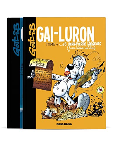 jaquette livre Gai-Luron - Pack En 2 Volumes : Tome 4, Gai-Luron Et Jean-Pierre Liégeois (Jeune Lecteur Du Bar) - Tome 5, Gai-Luron Fait Rien Qu'à Copier
