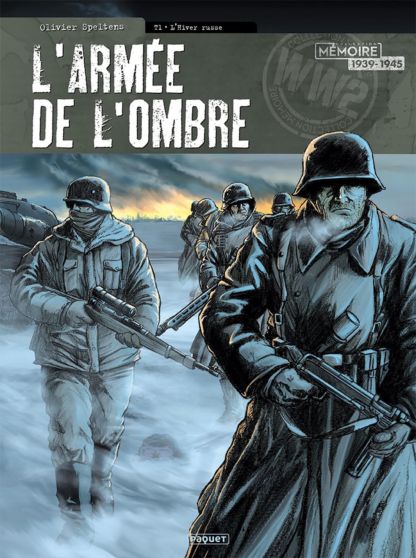jaquette livre L'armée de l'ombre, tome 1 : L'hiver russe