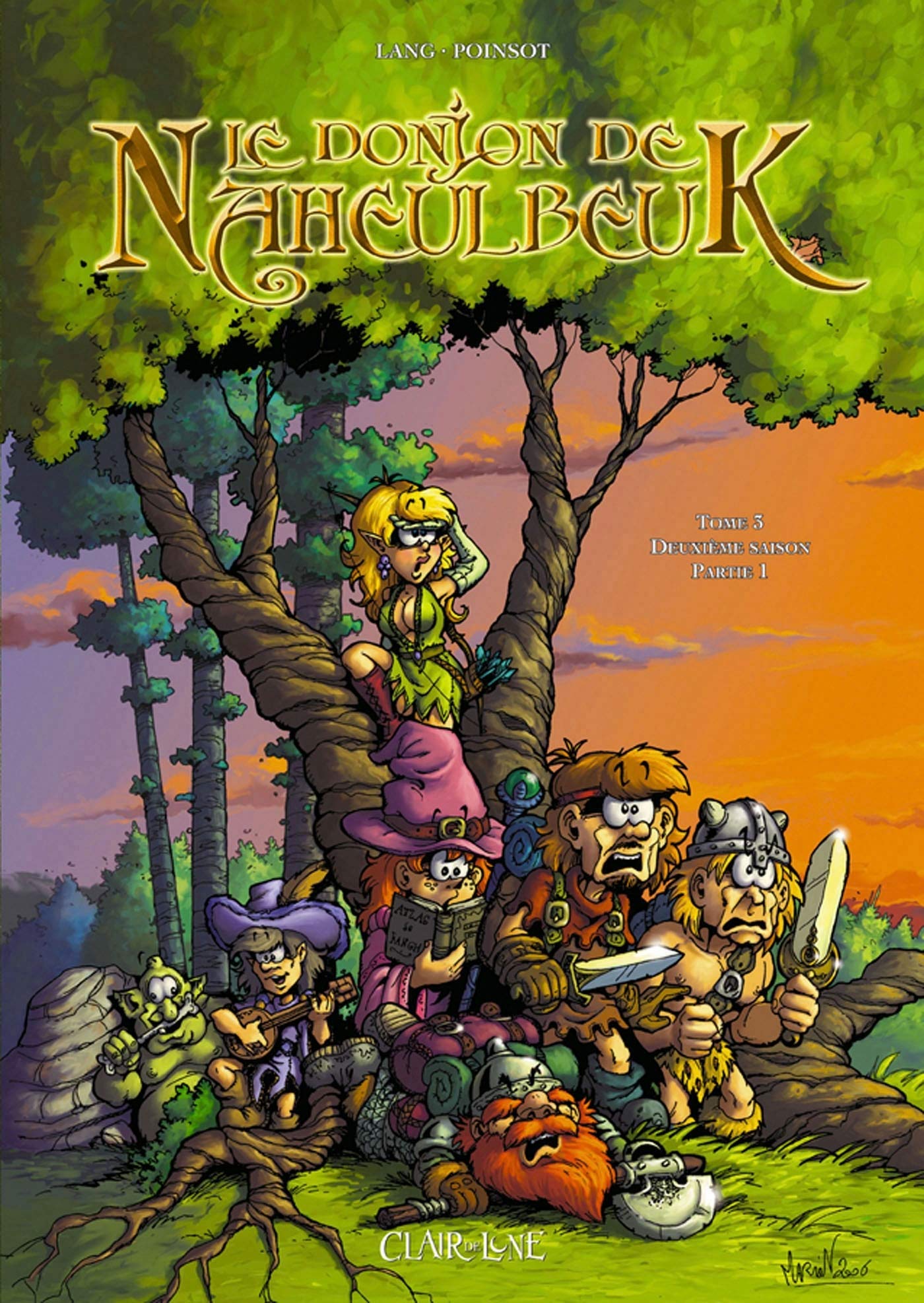 jaquette livre Le Donjon de Naheulbeuk, Tome 3 : Deuxième saison : Partie 1