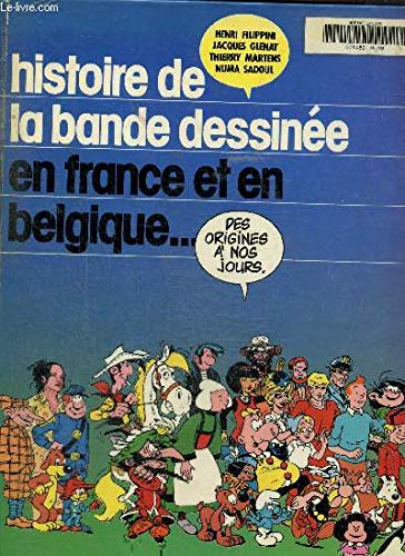 jaquette livre histoire de la bd en france et belgique des origines à nos jours