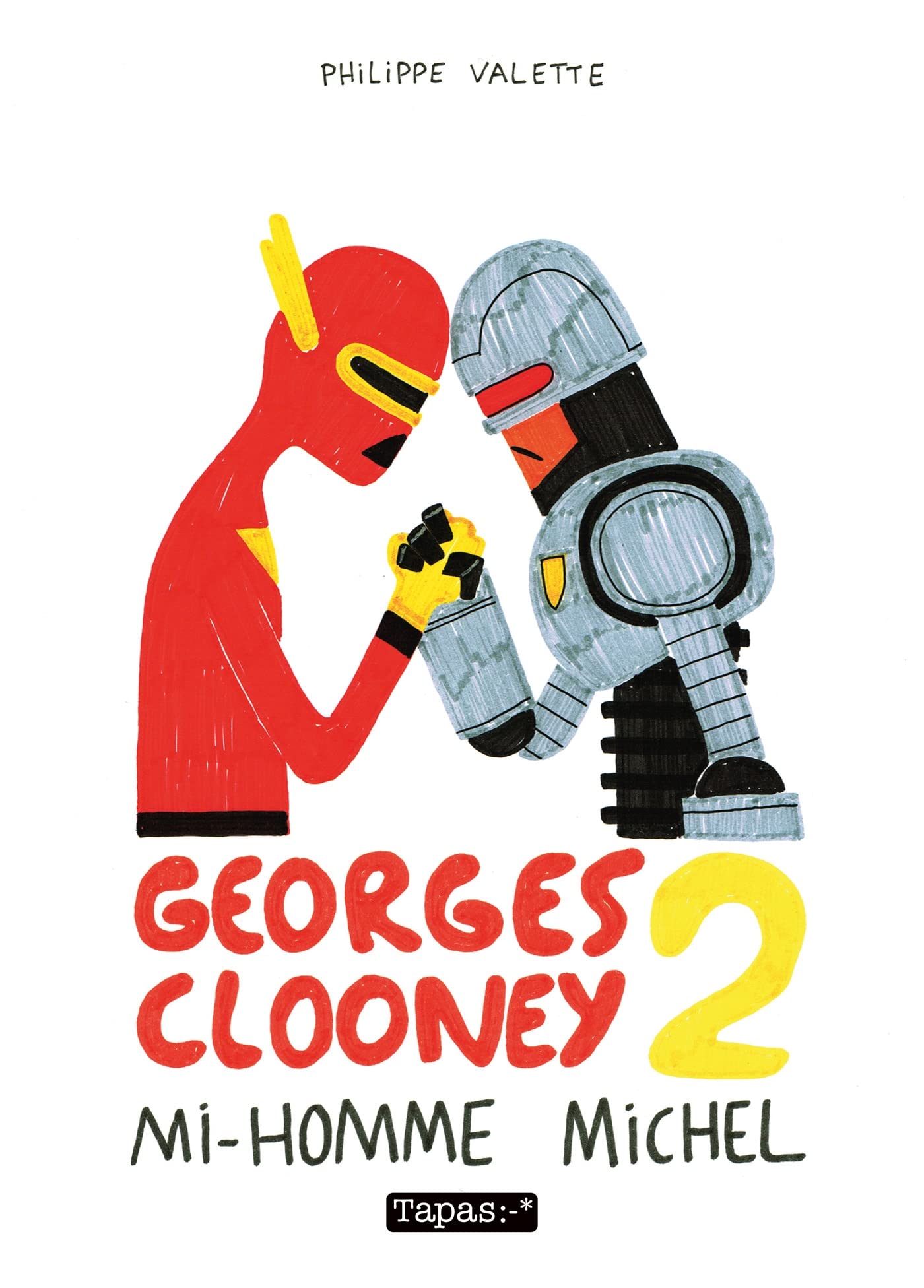 jaquette livre Georges Clooney T2 - Mi-homme Michel