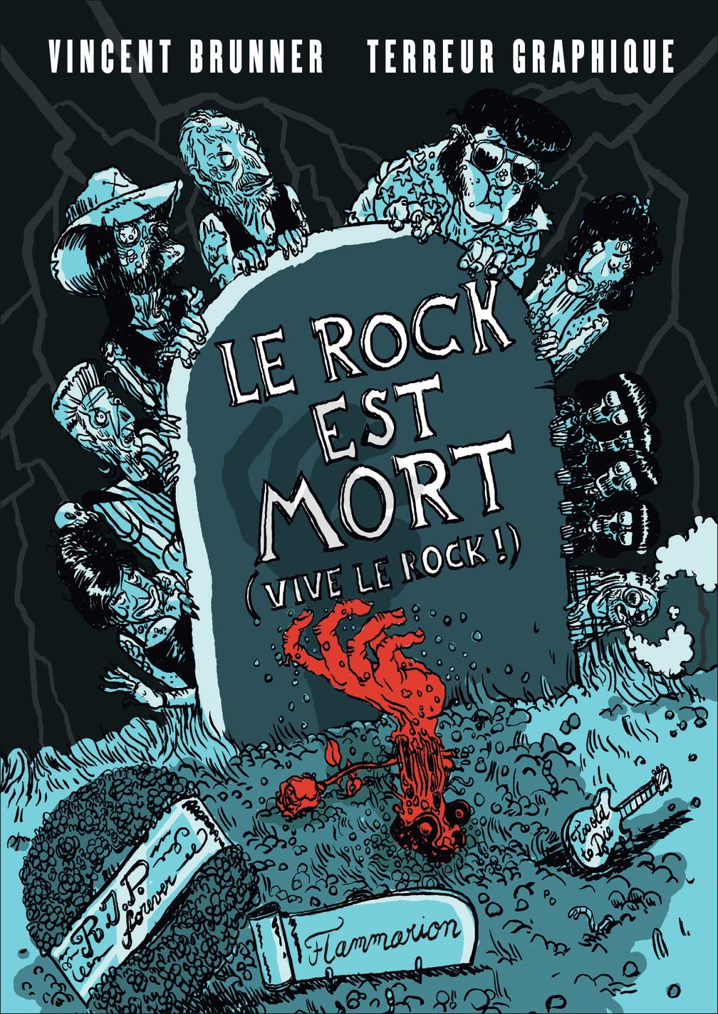 jaquette livre Le rock est mort (Vive le rock !)