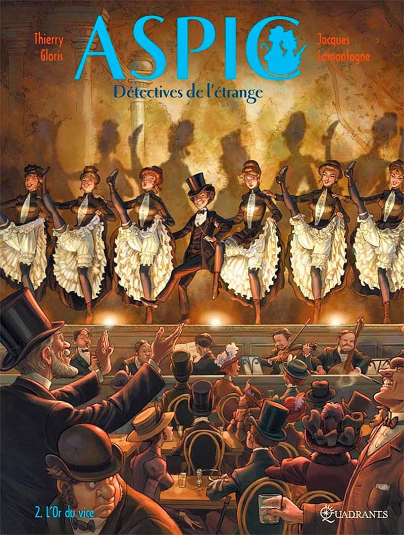 jaquette livre Aspic, détectives de l'étrange T02: L'or du vice
