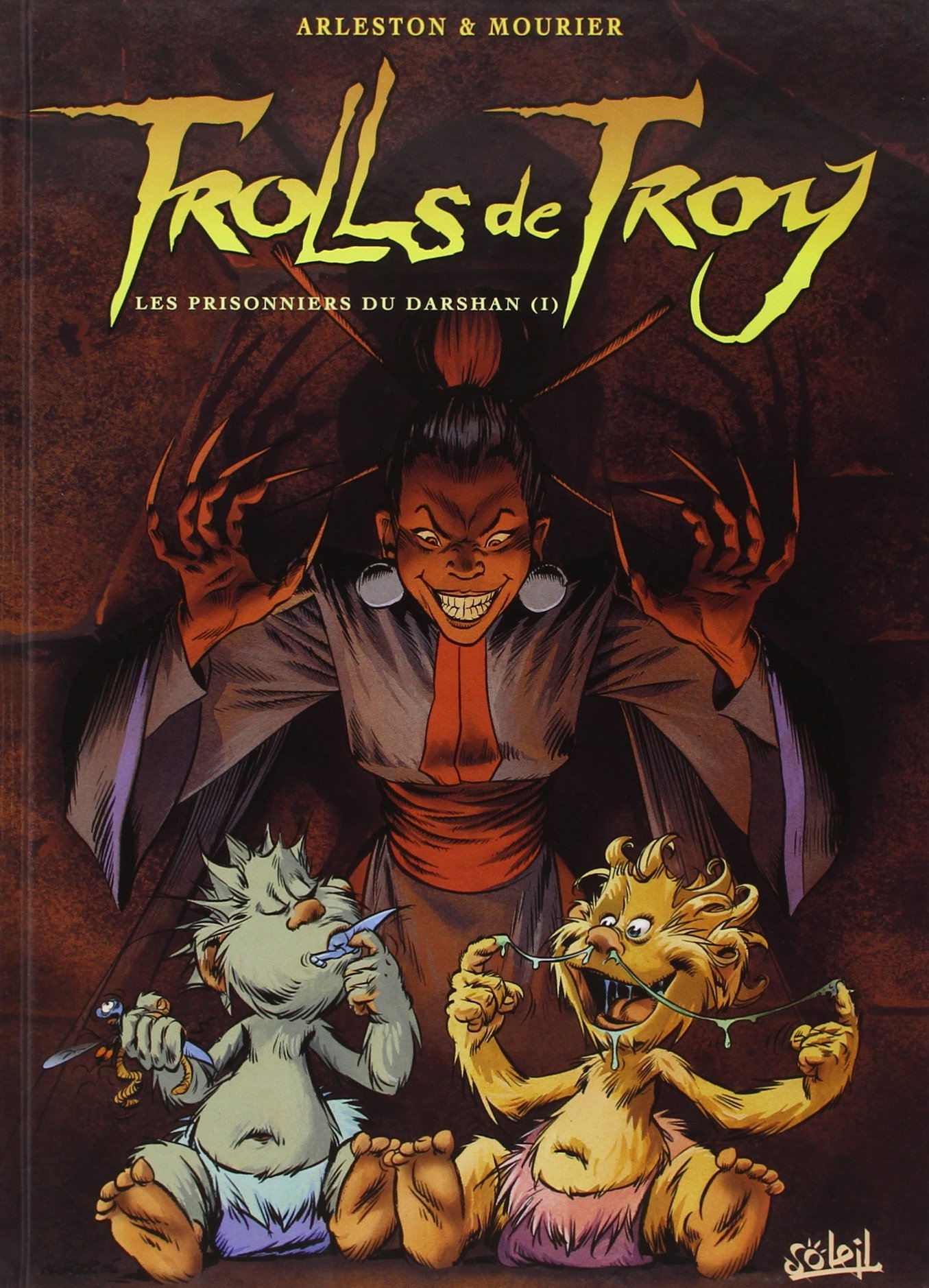 jaquette livre Trolls de Troy, Tome 9 : Les prisonniers du Darshan (1)