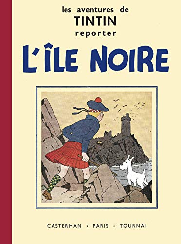 jaquette livre Les Aventures De Tintin - L'ile Noire - Petit Format