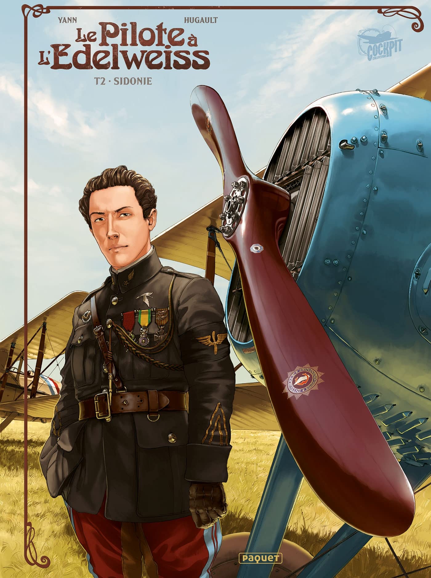 jaquette livre Le pilote à l'edelweiss, tome 2 : Sidonie