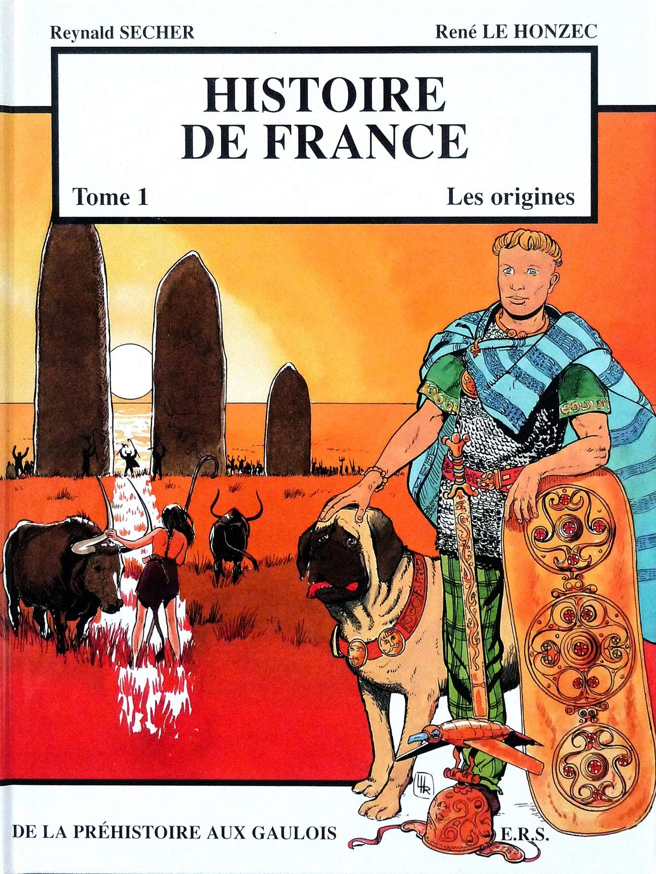 jaquette livre Histoire de France T1 Les origines - De la Préhistoire aux Gaulois