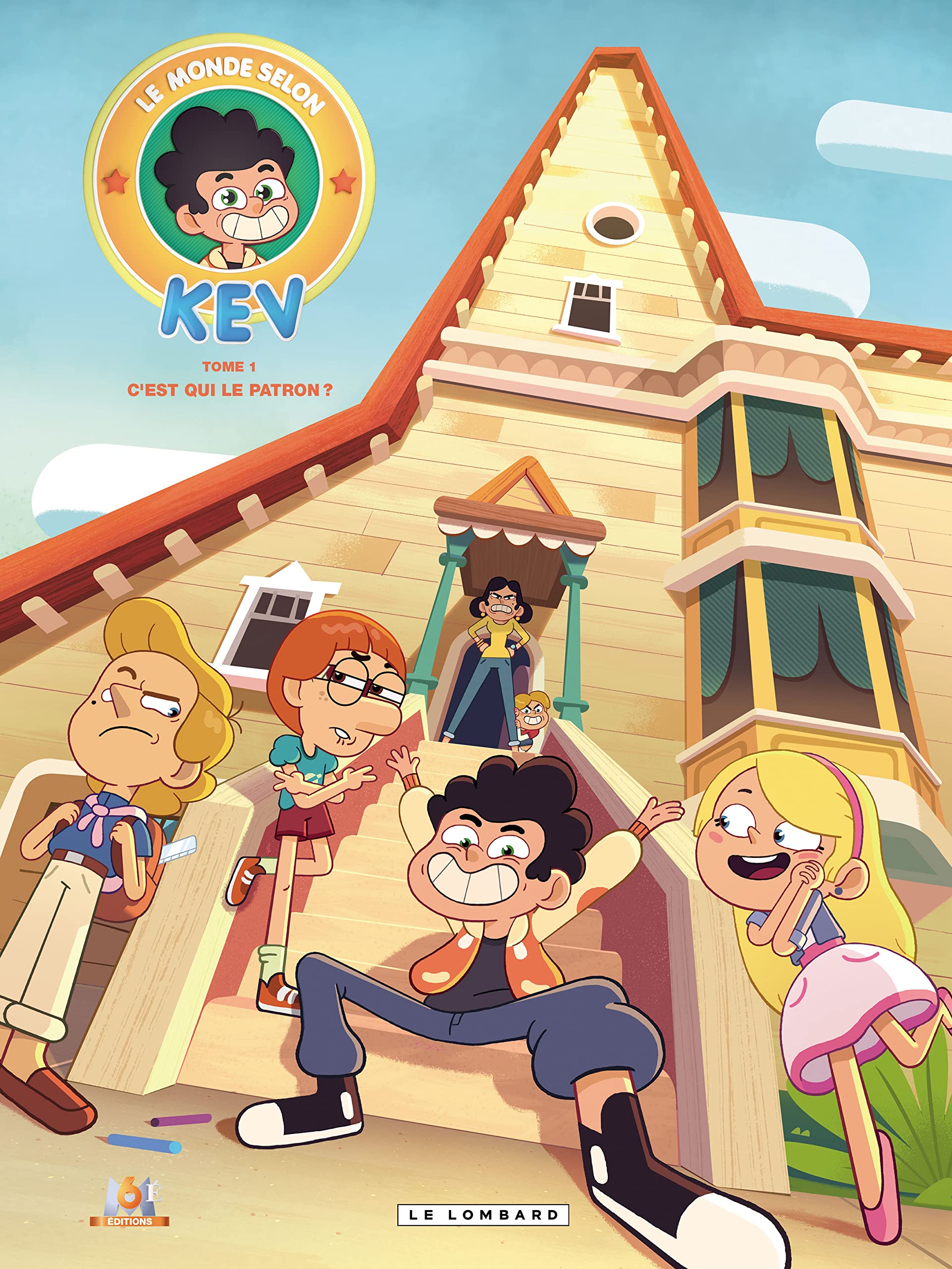 jaquette livre Le Monde selon Kev - tome 1 - C'est qui le patron ?