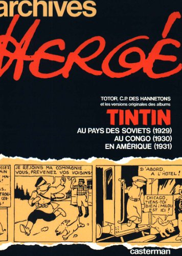 jaquette livre Archives Hergé Tome 1