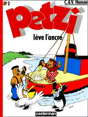 jaquette livre Petzi Tome 2 - Petzi Lève L'ancre