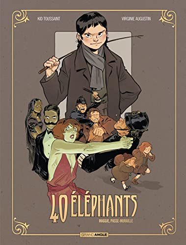 jaquette livre 40 Éléphants Cycle 1 Tome 2 - Maggie, Passe-Muraille