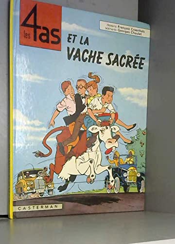 jaquette livre Les 4 As Et La Vache Sacree