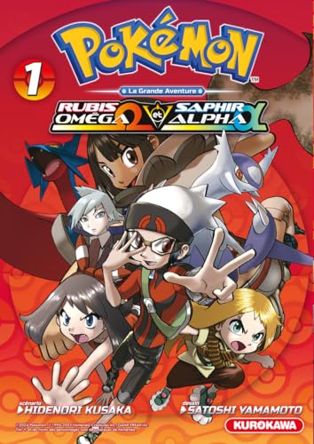 jaquette livre Pokémon - La Grande Aventure - Rubis Oméga et Saphir Alpha - Tome 1