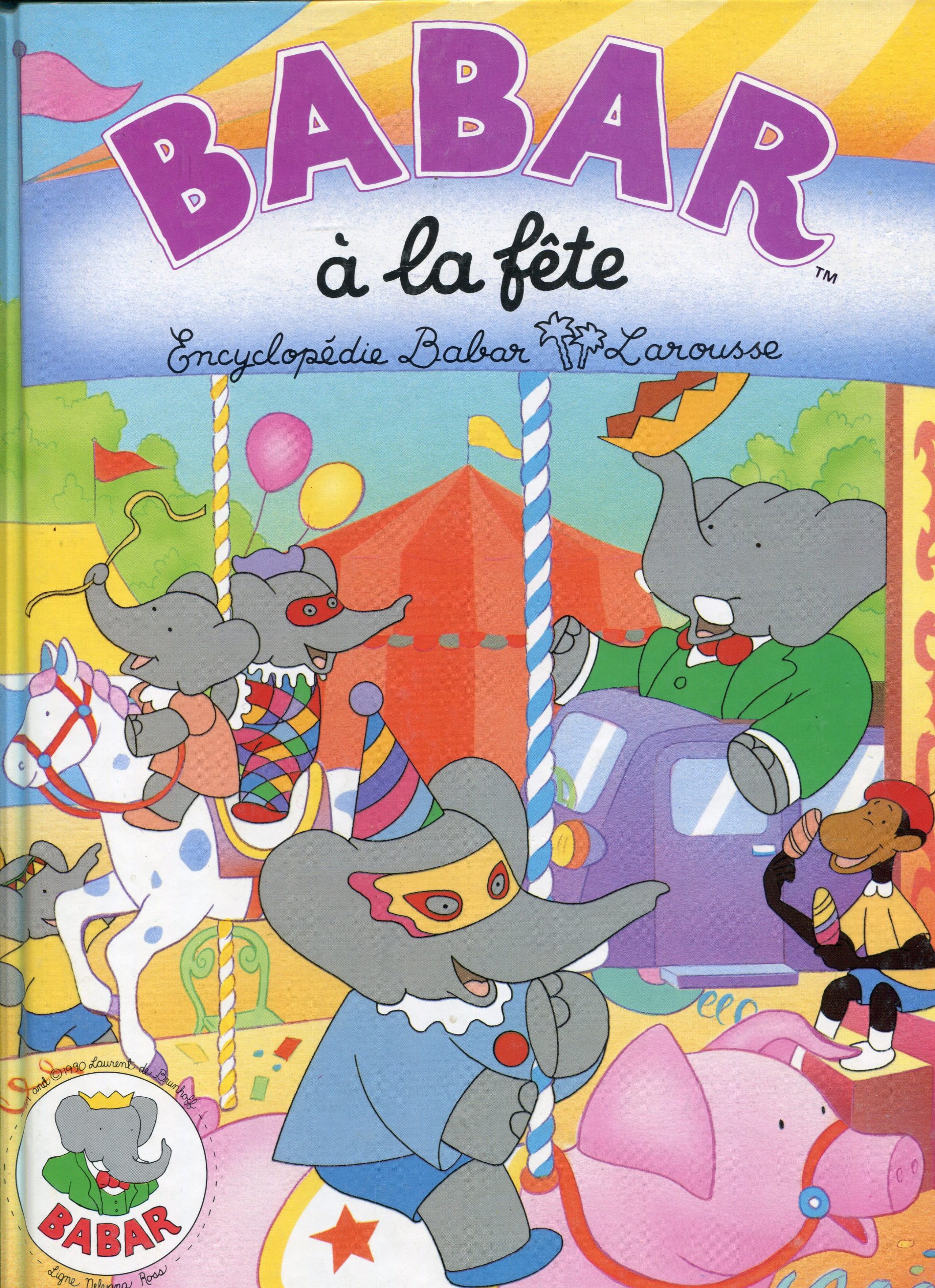 jaquette livre Babar a la fete                                                                               032897