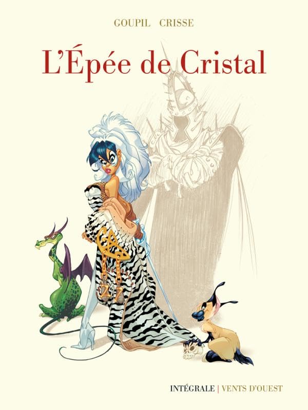 jaquette livre L'Epée de Cristal Intégral Or 40 ans Glénat
