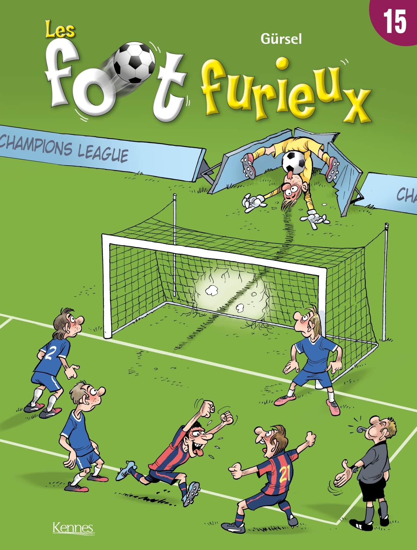 jaquette livre Les foot furieux, tome 15