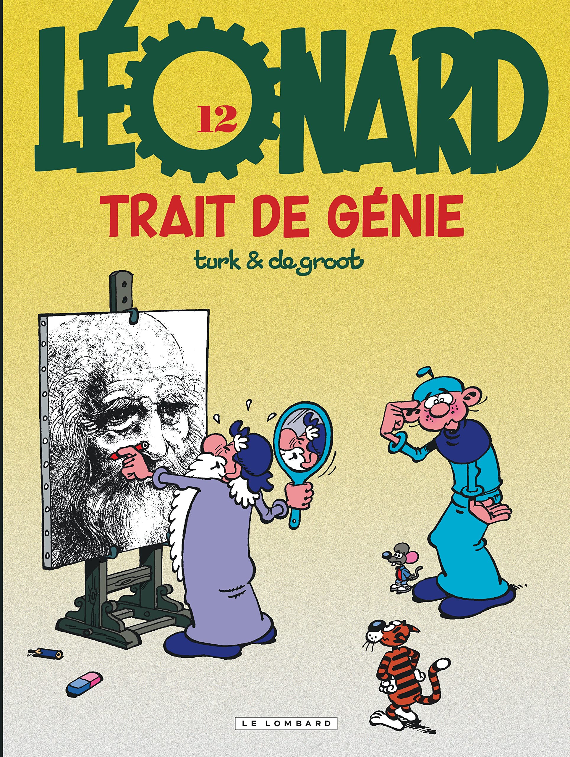 jaquette livre Léonard - tome 12 - Trait de génie (INDISP 2015)
