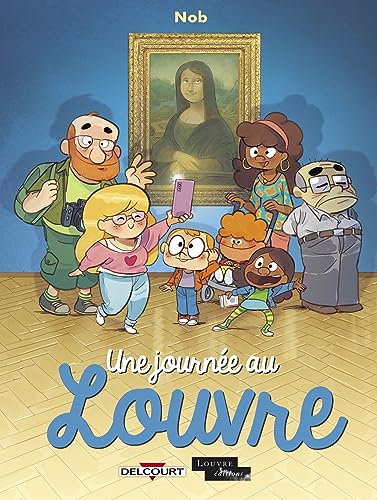 jaquette livre Une Journée Au Louvre