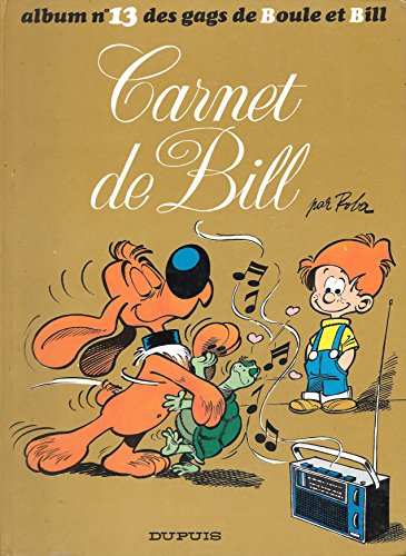 jaquette livre Album De Boule & Bill Tome 13 - Carnet De Bill
